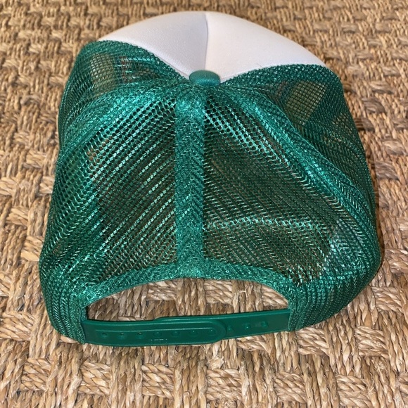 Vintage Sea World Eat 1964 Green and White Trucker Hat - Picture 4 of 12